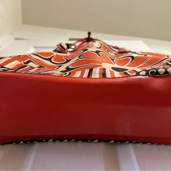 Coach Vibrant Poppy Tote - Picture 3 of 11